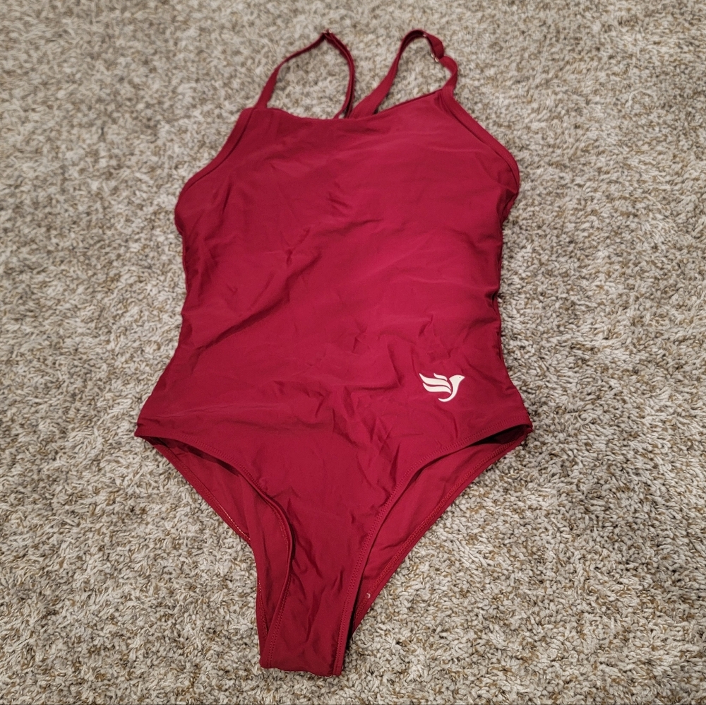 Women's Red One-Piece Swimsuit